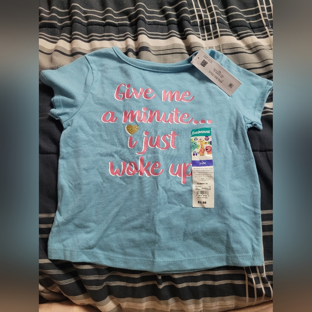 Garanimals 24m toddler blue tee